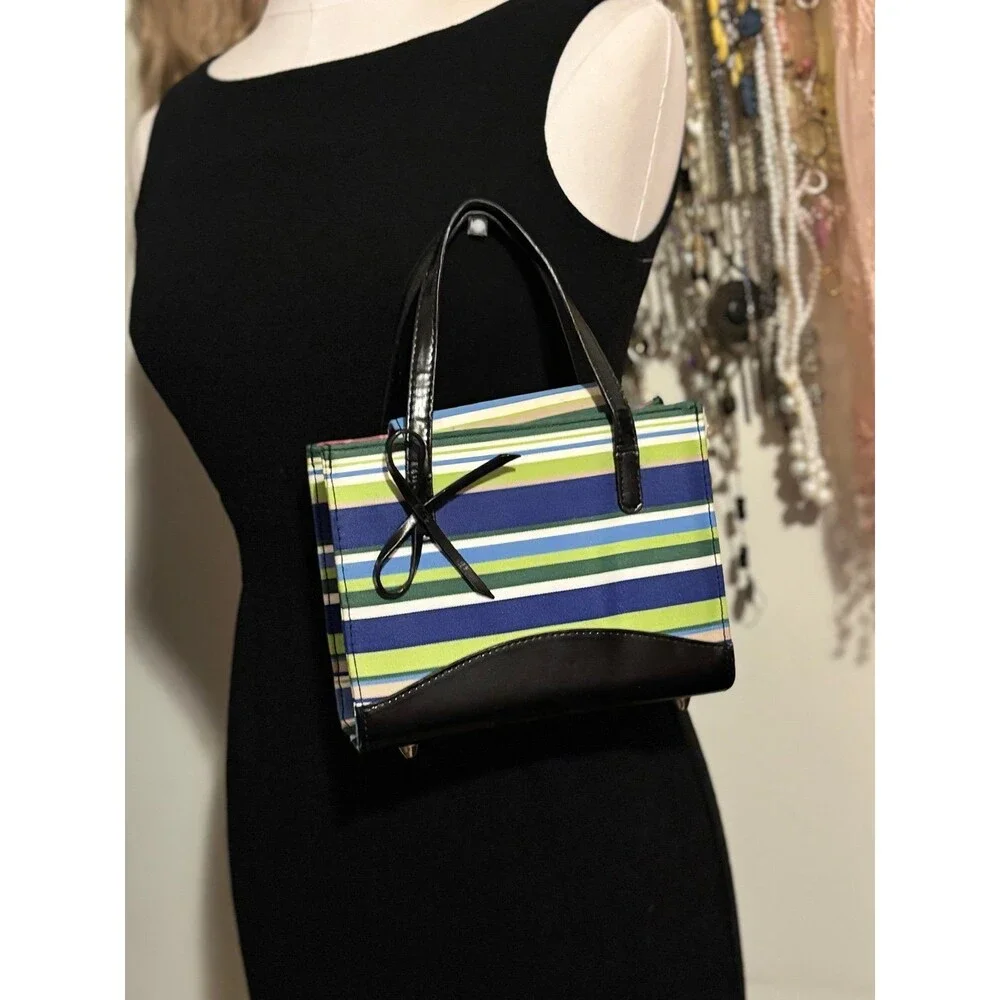 Vintage Striped Handbag